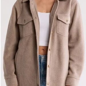 Thread & Supply Women's Cream Teddy Jacket